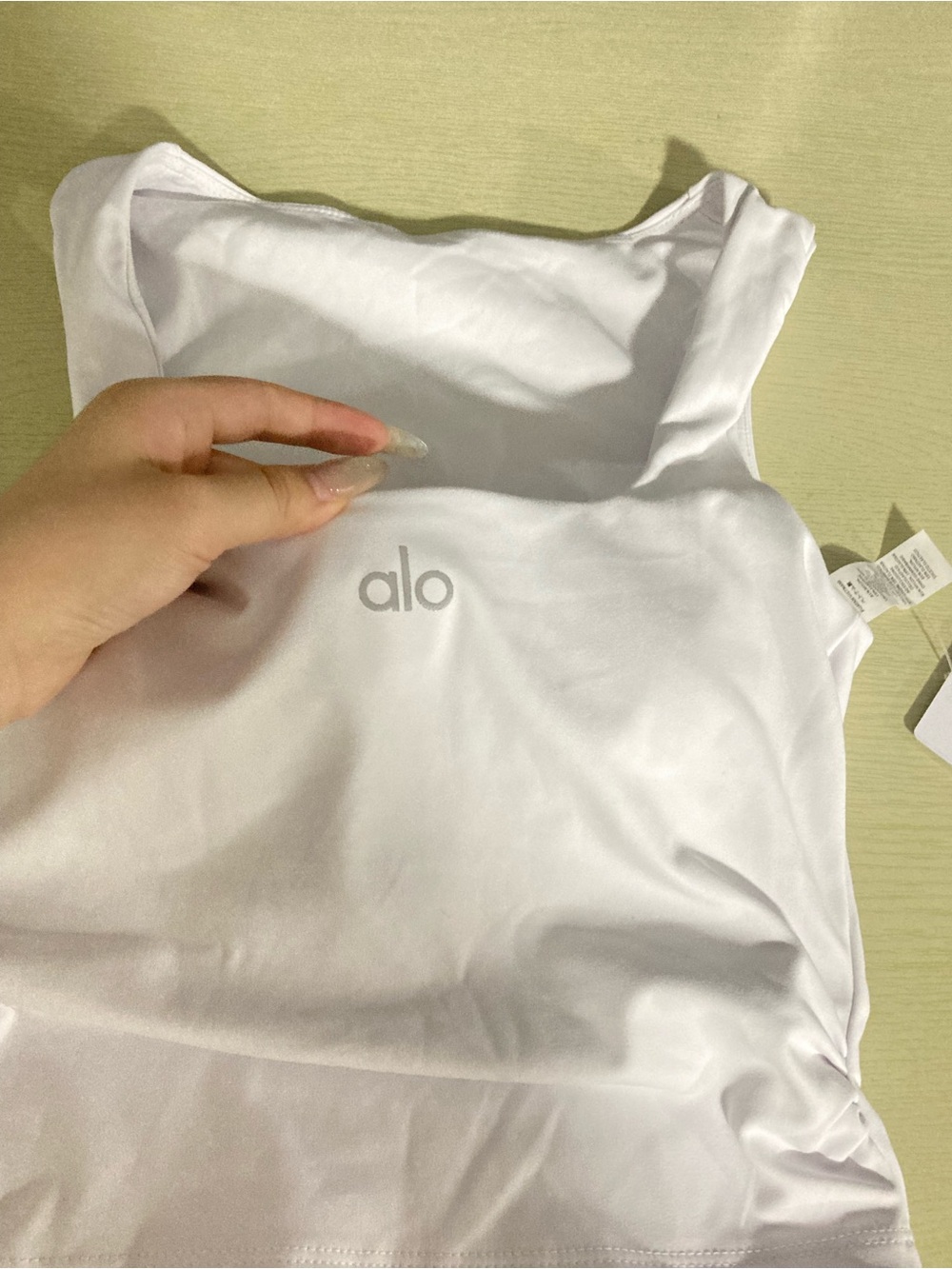 ALO Yoga White Pleated Midi Skirt - Picture 2 of 6